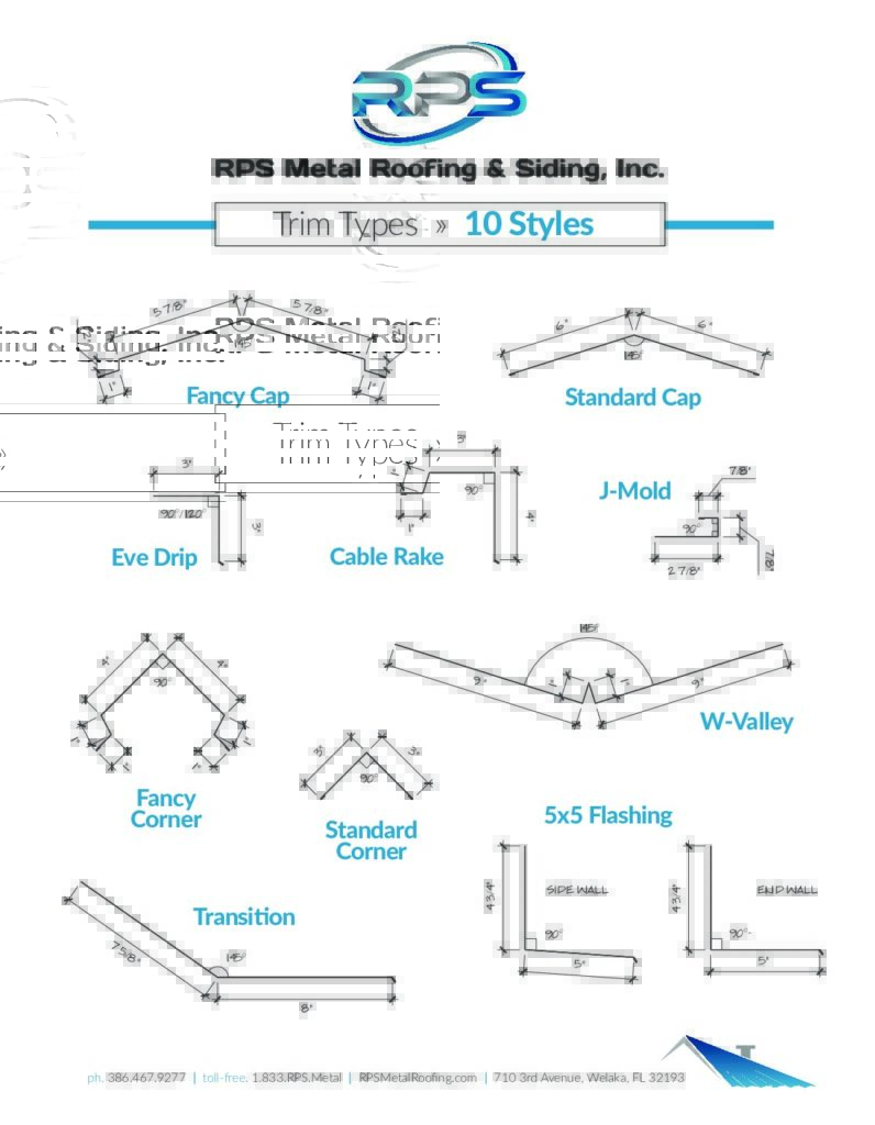 Metal Roofing & Siding Accessories RPS Metal Roofing & Siding, Inc.