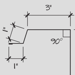 RPS Metal Trim Gable Rake