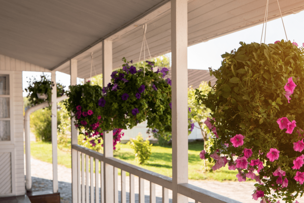 how to hang things on aluminum patio