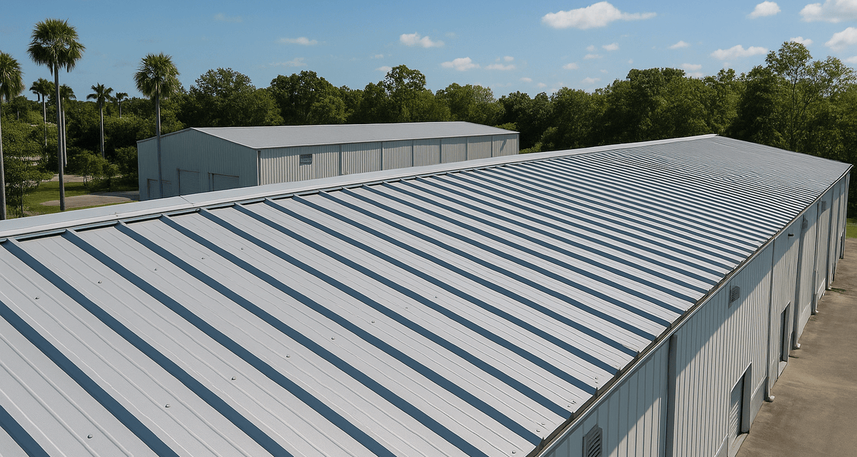 Why Metal Roofing Panels Are Ideal for Industrial Buildings in Florida