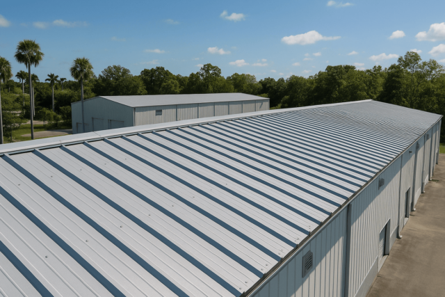 Why Metal Roofing Panels Are Ideal for Industrial Buildings in Florida